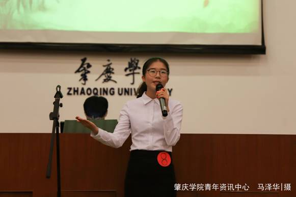麦绮乔同学在决赛中的精彩表现